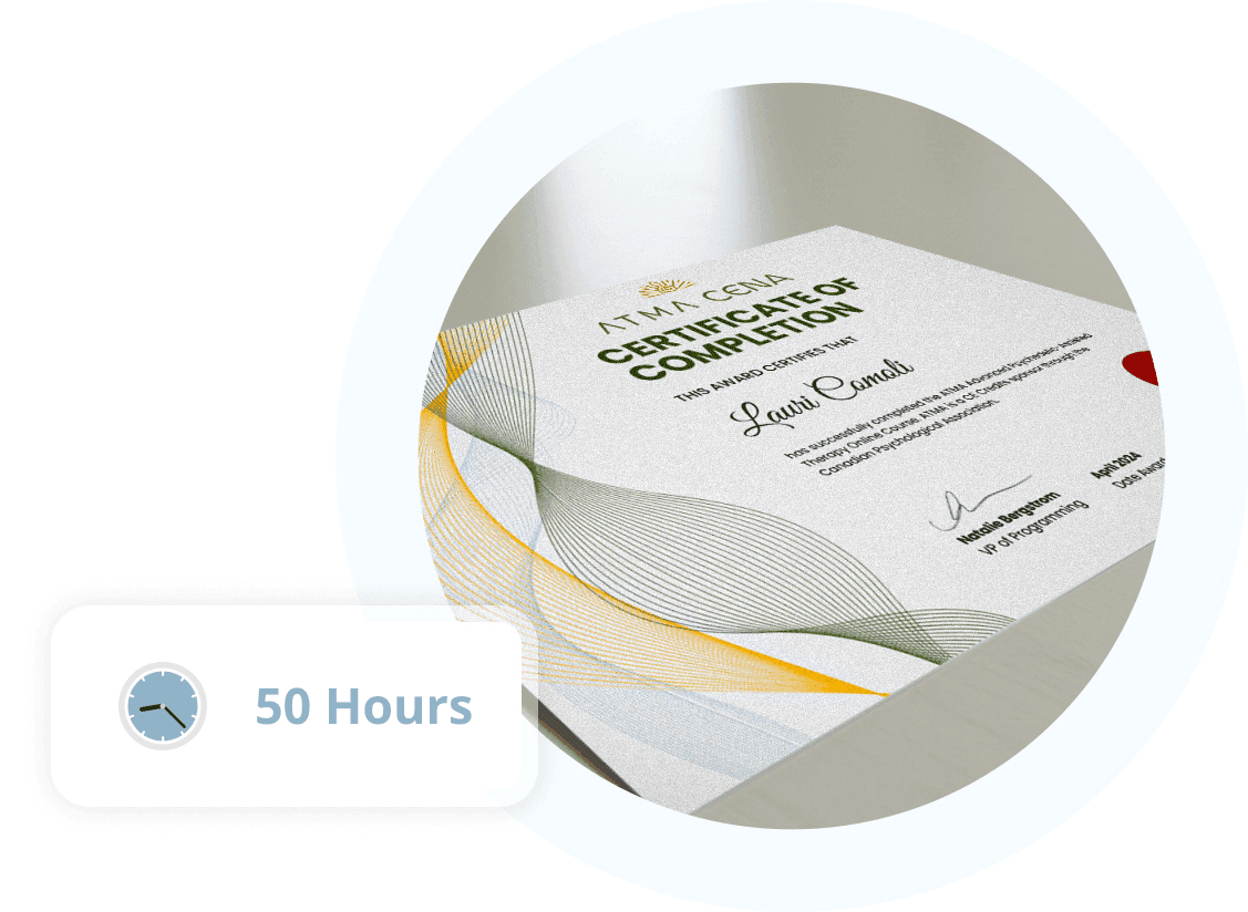 Certificate of completion — 50 hours