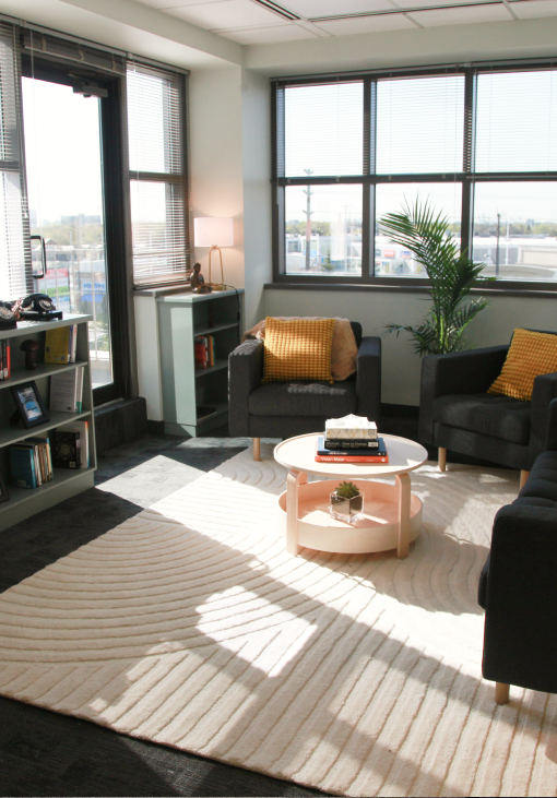 A cozy Therapy room - psychedelic therapy Vaughan