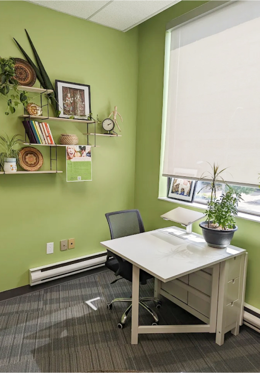 A welcome therapy room of Access Therapy - Psychedelic Therapy, Ontario