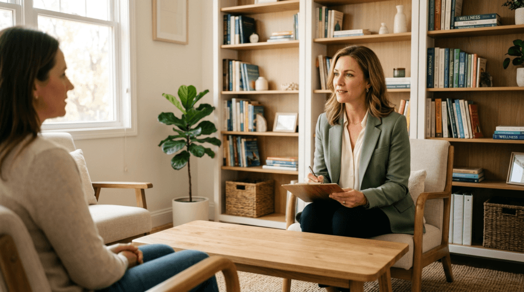 a female therapist taking Psychedelic Therapy Training for Psychologists in Canada